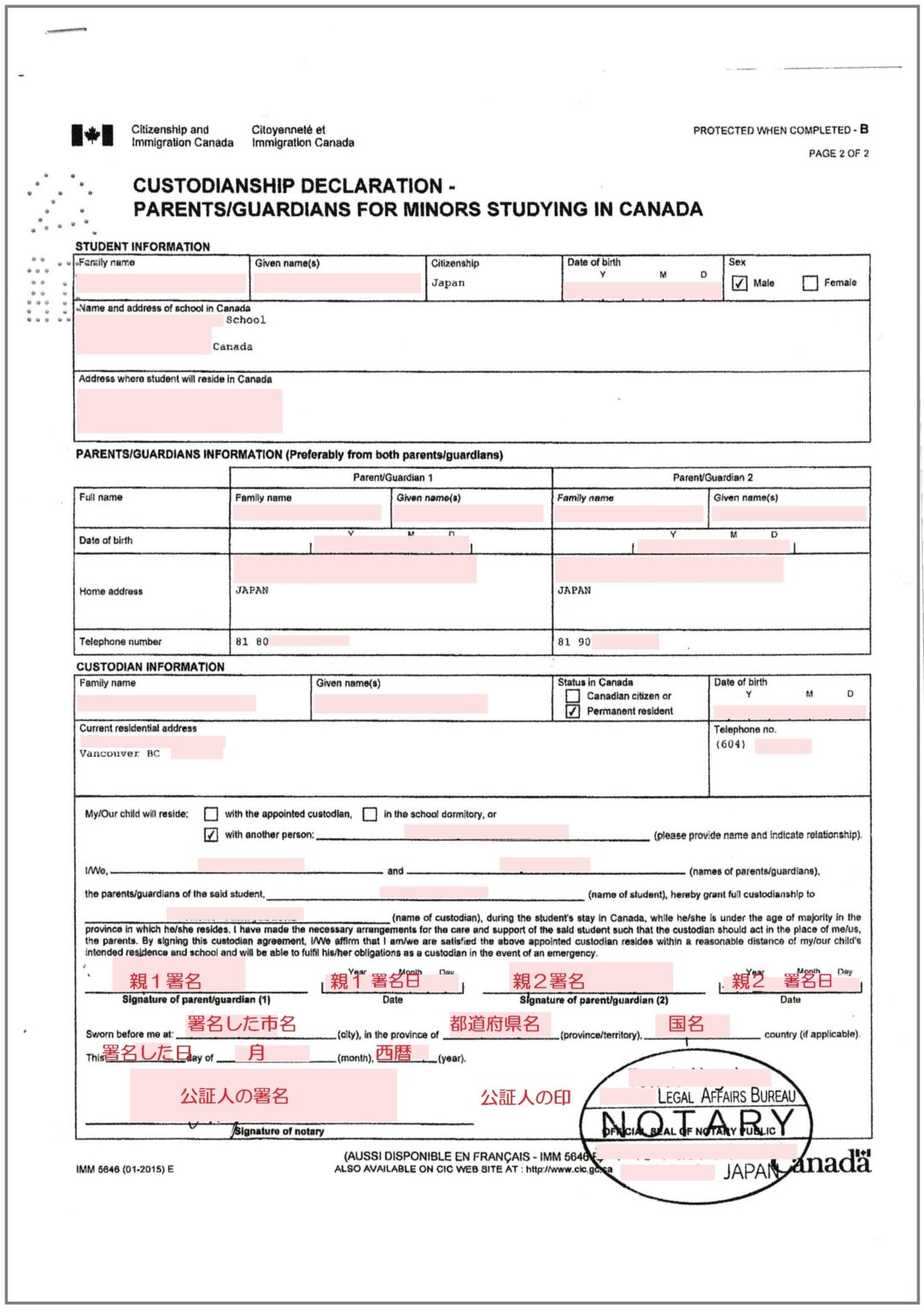 Custodianship Declaration Fillable Form Printable Forms Free Online   Ab016e208637807b47287e7e5fa1717d 1082x1536 